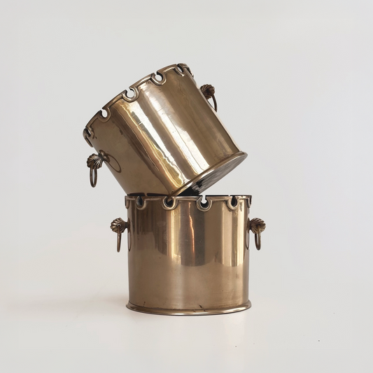 Vintage Brass Planter