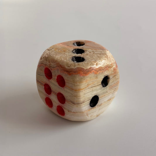 Vintage Onyx Dice