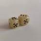Vintage Onyx Dice