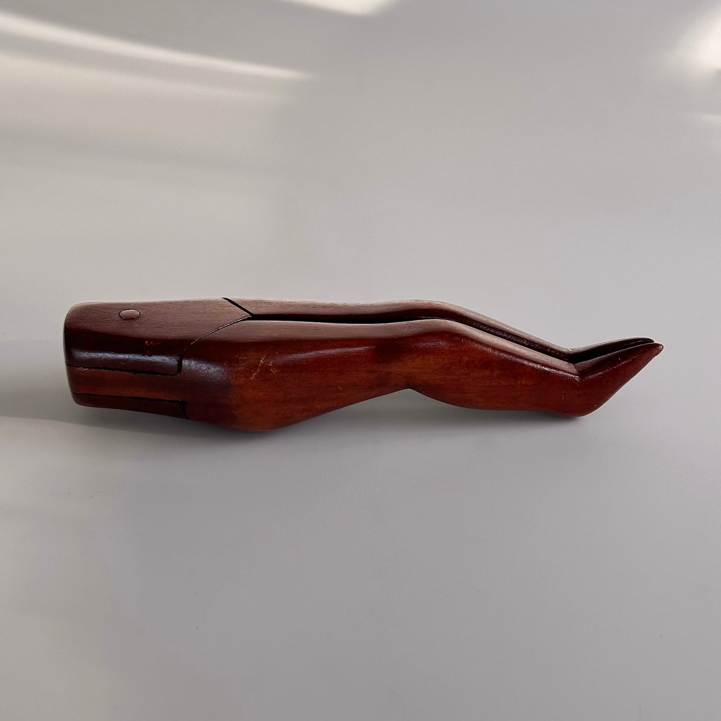 Vintage Wood Sculptural Nutcracker