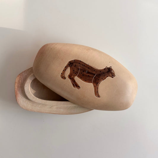 Handcarved Soapstone Box