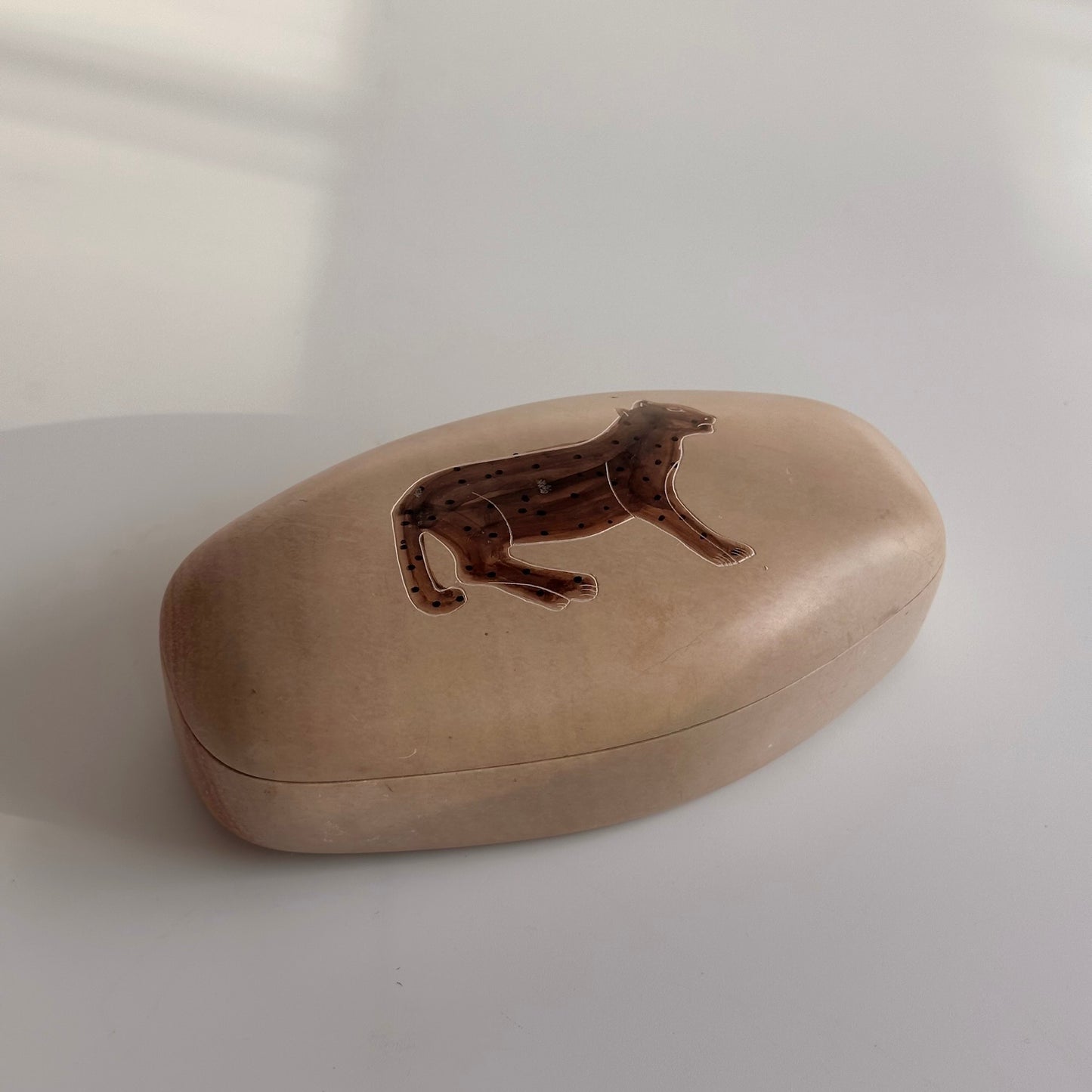 Handcarved Soapstone Box