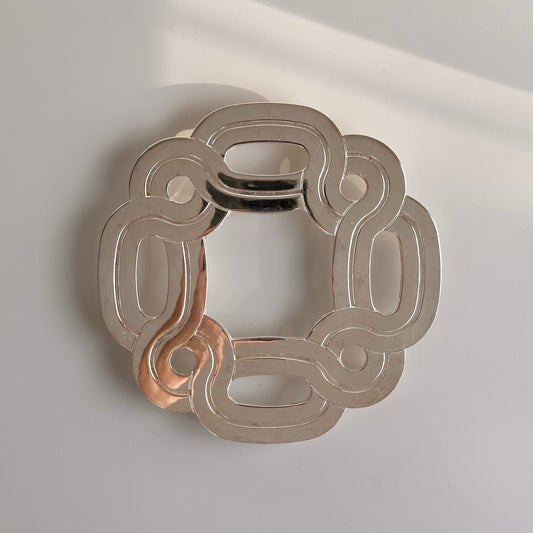Vintage Maison Lancel Italian Silverplate Trivet
