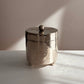 Polished Cylinder Jar with Lid