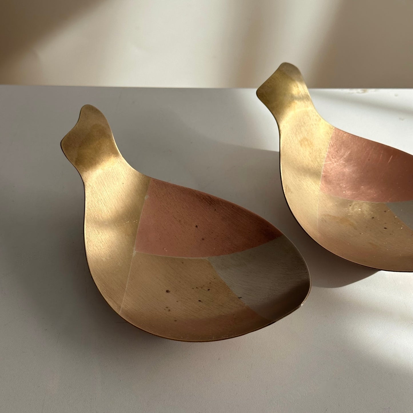 Handcrafted Metales Casados Modernist Fish Dishes, Made in Mexico