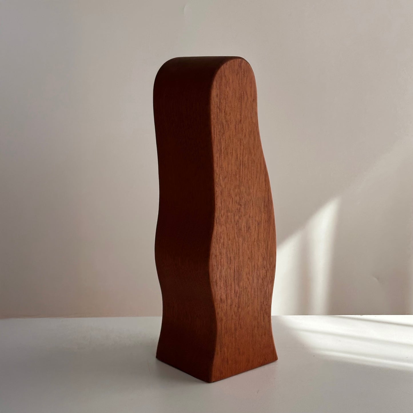 Handcrafted Wavy Wood Jewelry Box