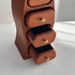 Handcrafted Wavy Wood Jewelry Box