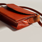 Vintage Cognac Leather Crossbody Bag