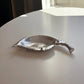 Vintage Handcrafted Lobster Claw Pewter Catchall Dish by Bruce Cox, Signed