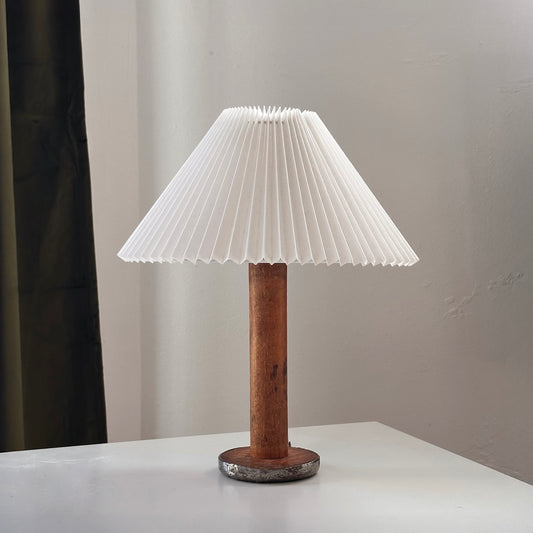 Vintage Wood Spool Lamp
