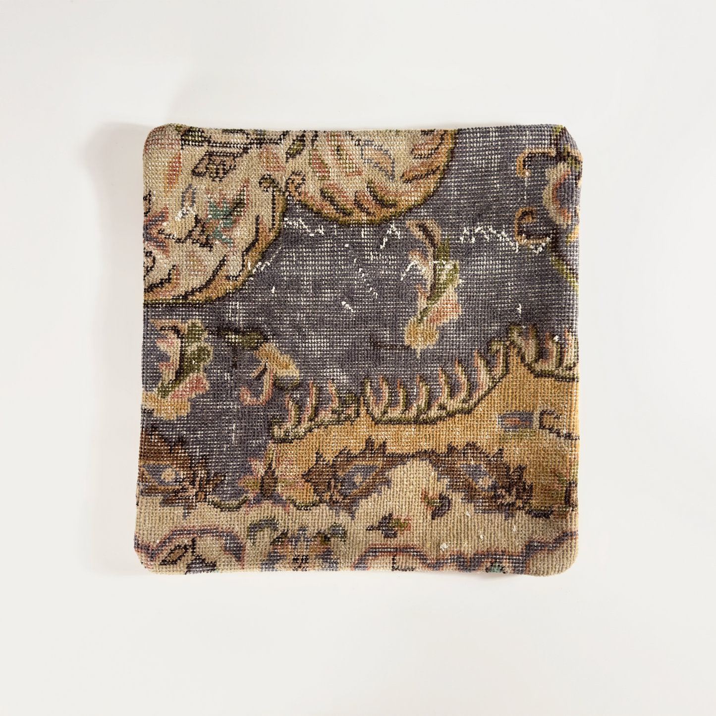 Vintage Rug Throw Pillow Cover, Square