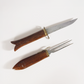 Vintage Wood and Brass Fish Sculptural Carving Tools