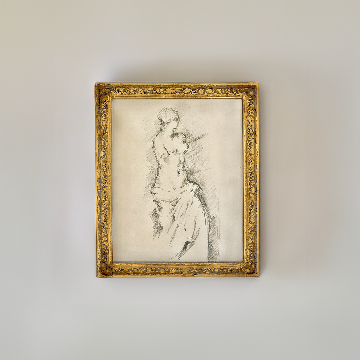 Venus de Milo Figure Study Art Print