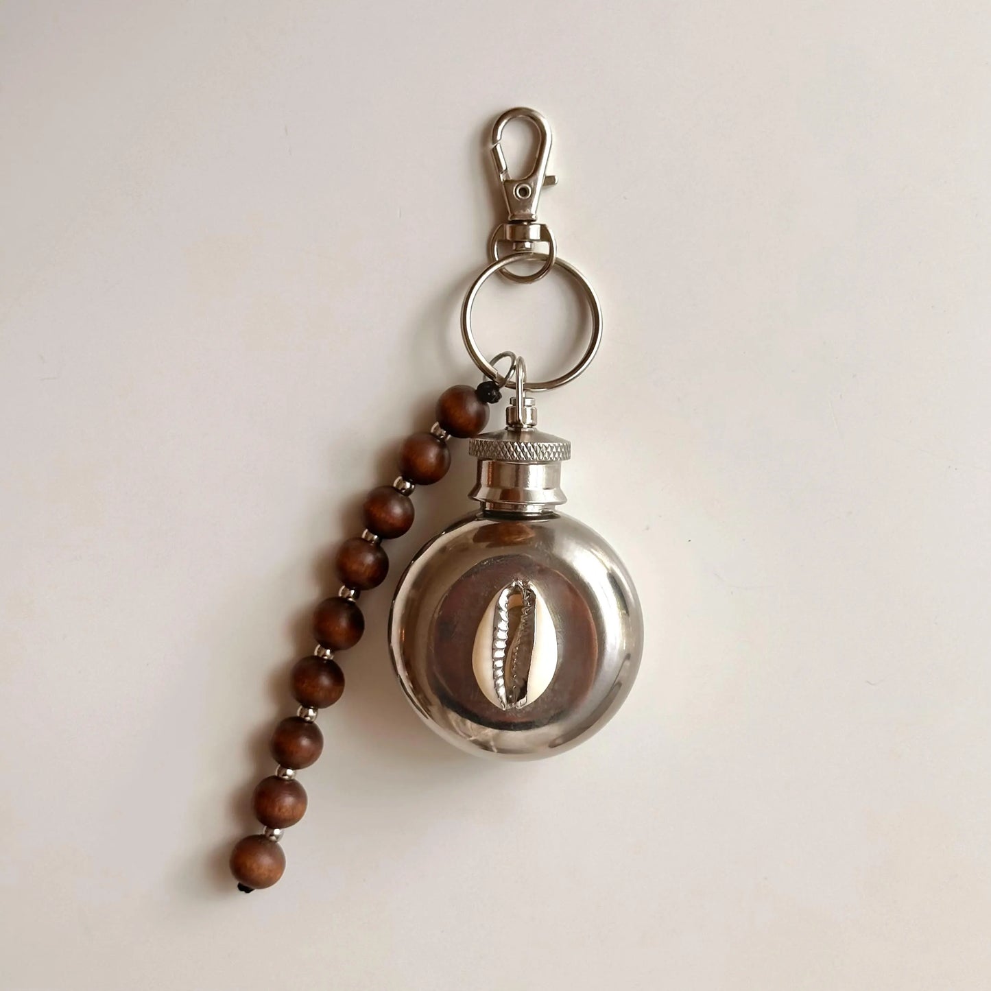 Mini Shell Flask Bag Charm