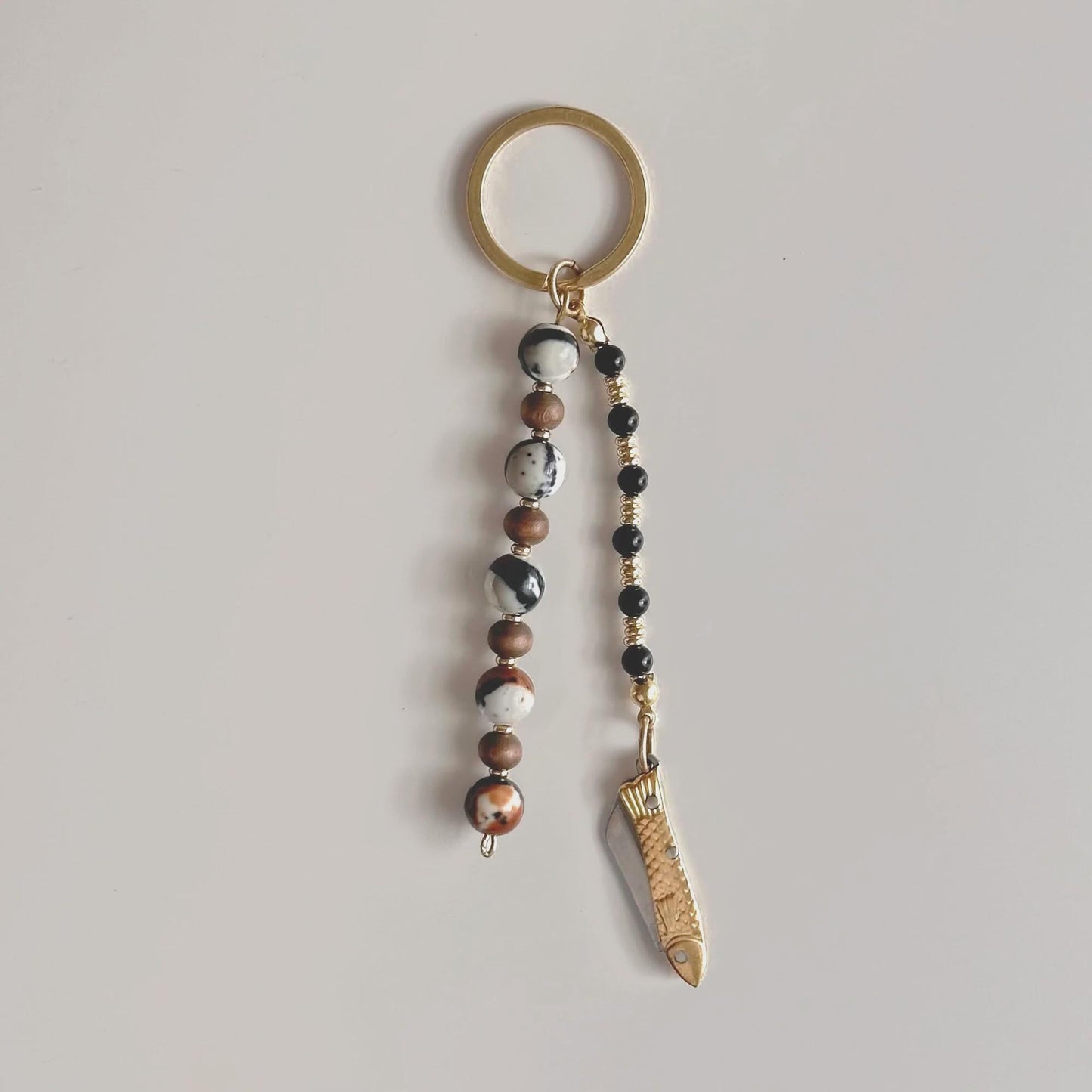 Fish Pocketknife Bag Charm