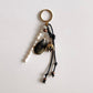 Handcrafted Beaded Seashell Bag Charm