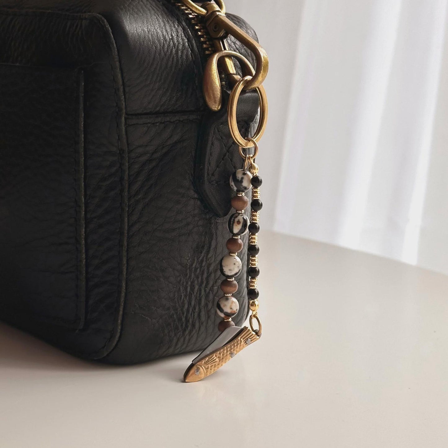 Fish Pocketknife Bag Charm