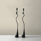 Looped Iron Candleholder, Handcrafted